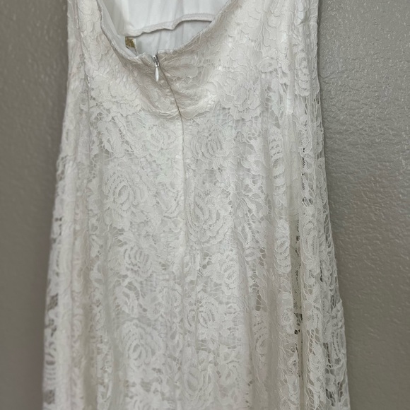 NWOT Essence of Love White Lace Sleeveless Maxi Dress - Picture 7 of 11